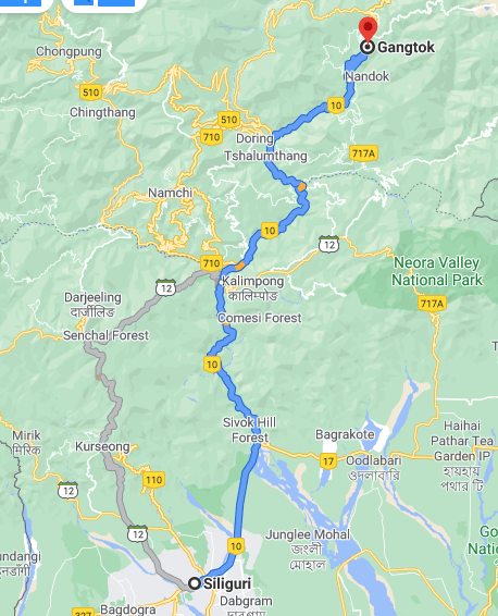 Siliguri,New jalpaiguri to Gangtok by SNT